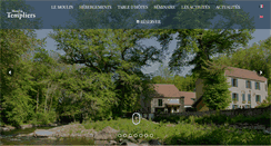 Desktop Screenshot of hotel-moulin-des-templiers.com