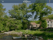 Tablet Screenshot of hotel-moulin-des-templiers.com